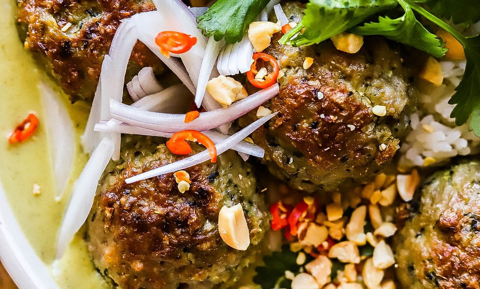 Thai Green Meatballs